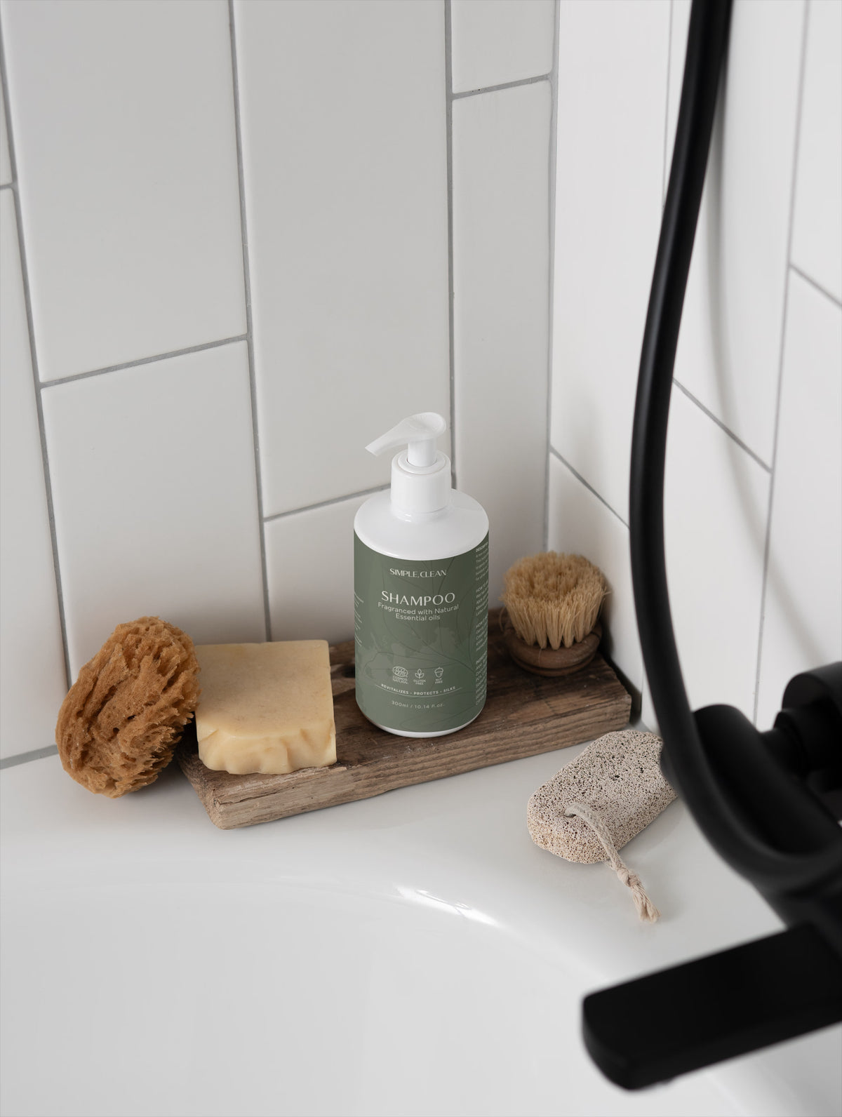 Simple Clean produkter til hår hud og krop